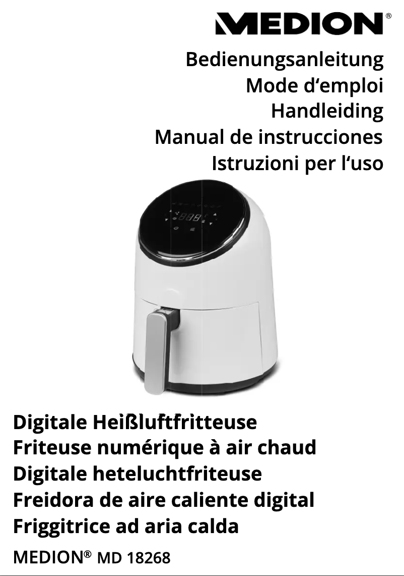 Page 1 de la notice Manuel utilisateur Medion MD 18268