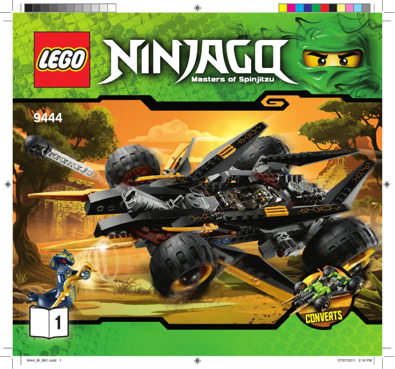 Image de la première page du manuel de l'appareil Ninjago 9444