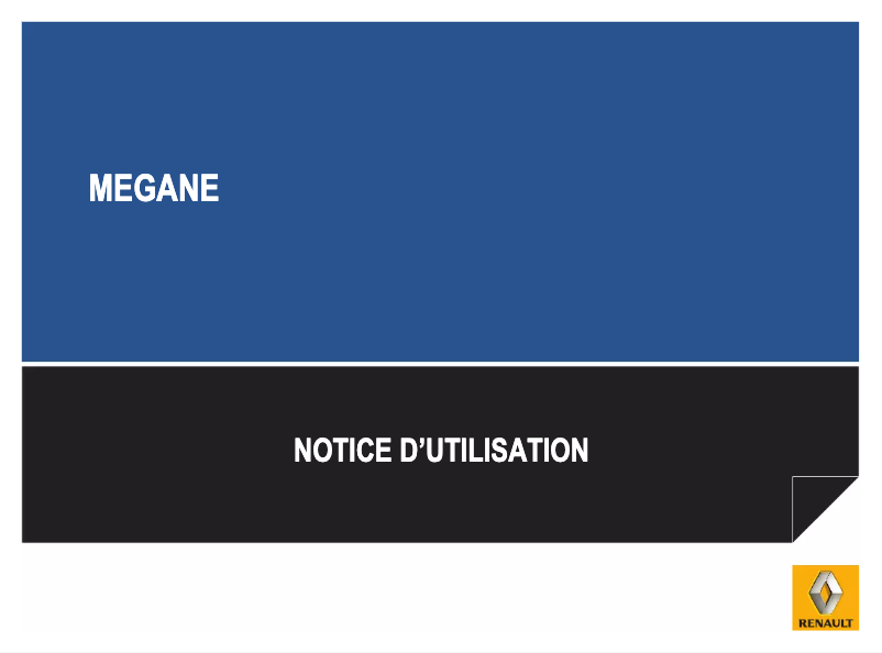 Page 1 de la notice Manuel utilisateur Renault Megane Hatchback (2015)
