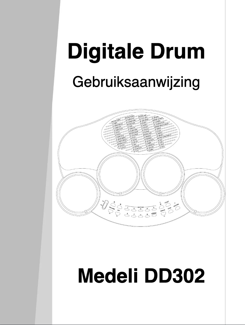 Página 1 del manual Manual de usuario Medeli DD302