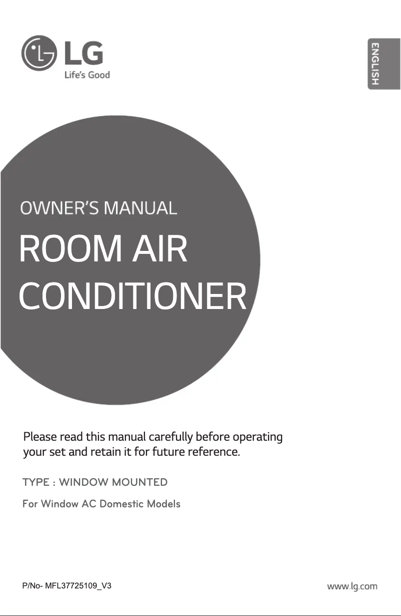 Image de la première page du manuel de l'appareil LWA3BP3A1