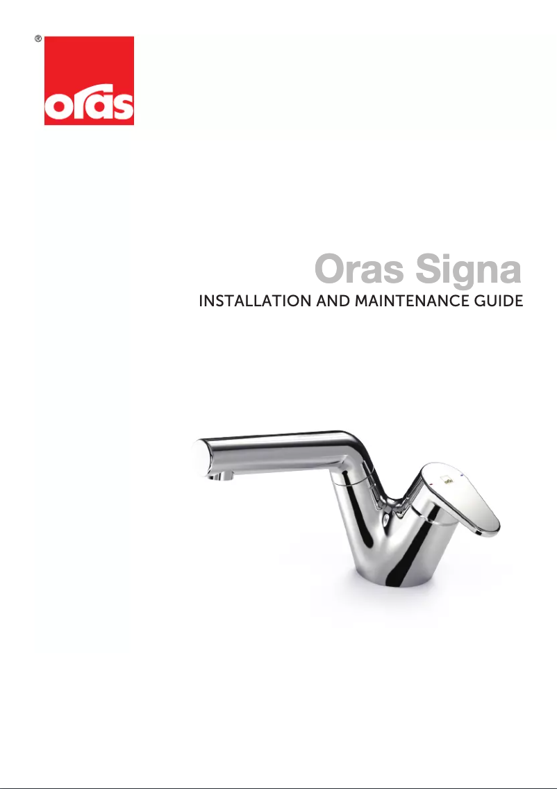 Page n°1 - Manuel utilisateur Oras Signa 2204F