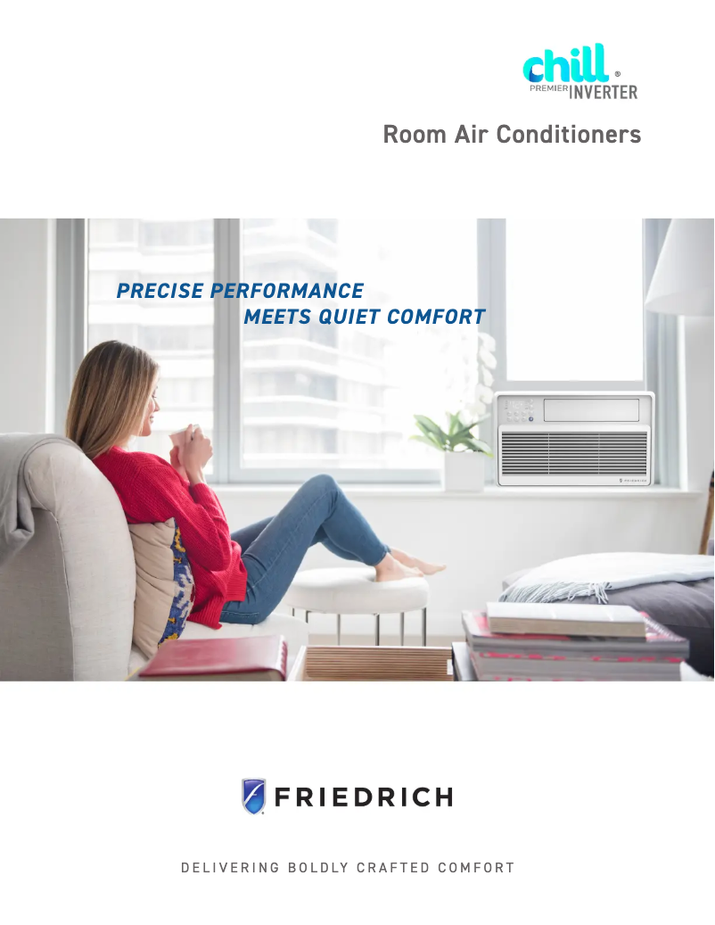 Página 1 del manual Folleto Friedrich Chill Premier Inverter CCV18A30A