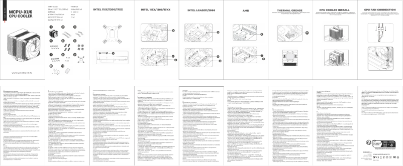 Page n°1 - Manuel utilisateur Mars Gaming MCPU-XU6