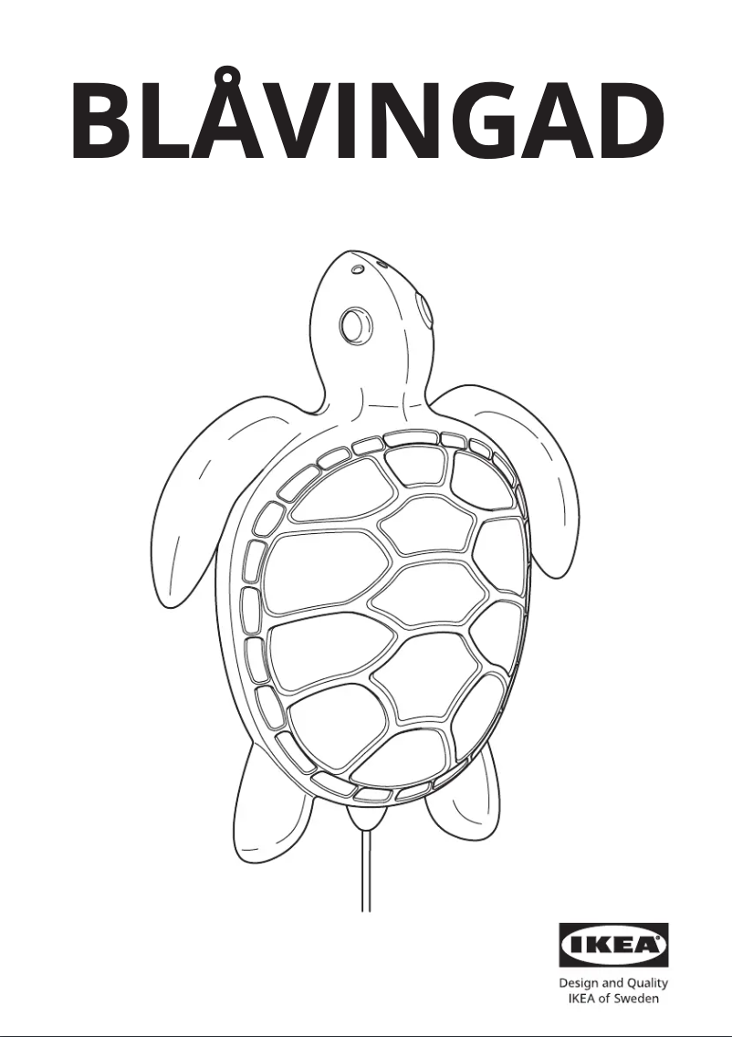 Image de la première page du manuel de l'appareil BLÅVINGAD 705.265.65