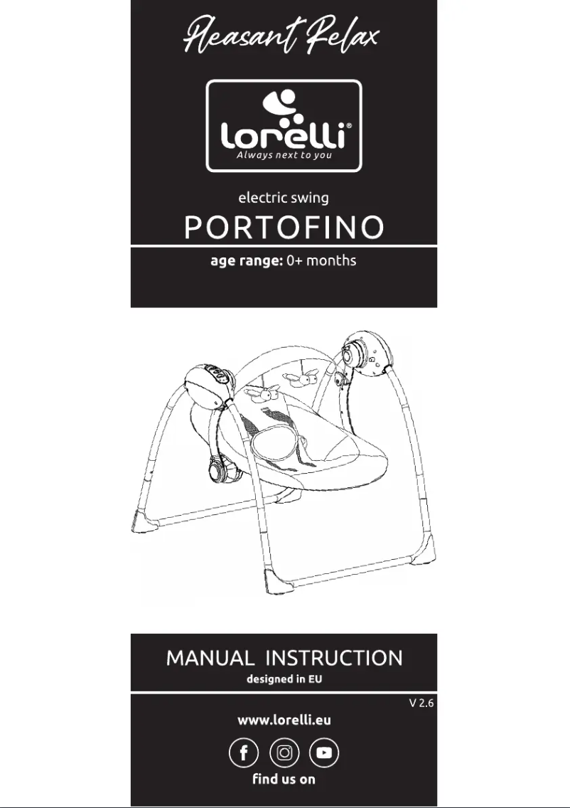 Page 1 of the manual User Manual Lorelli Portofino
