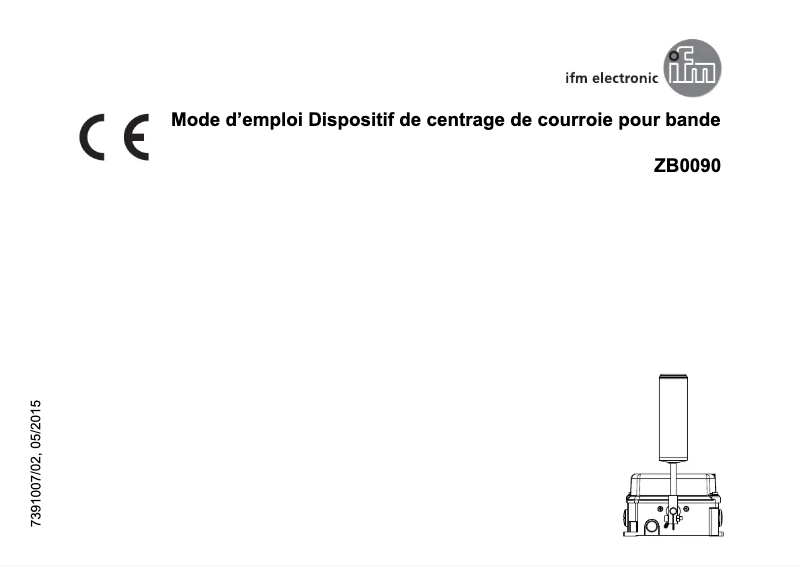 Page n°1 - Manuel utilisateur IFM ZB0090