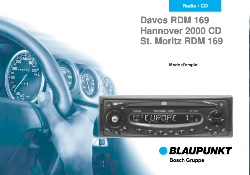 Image de la première page du manuel de l'appareil St Moritz RDM169