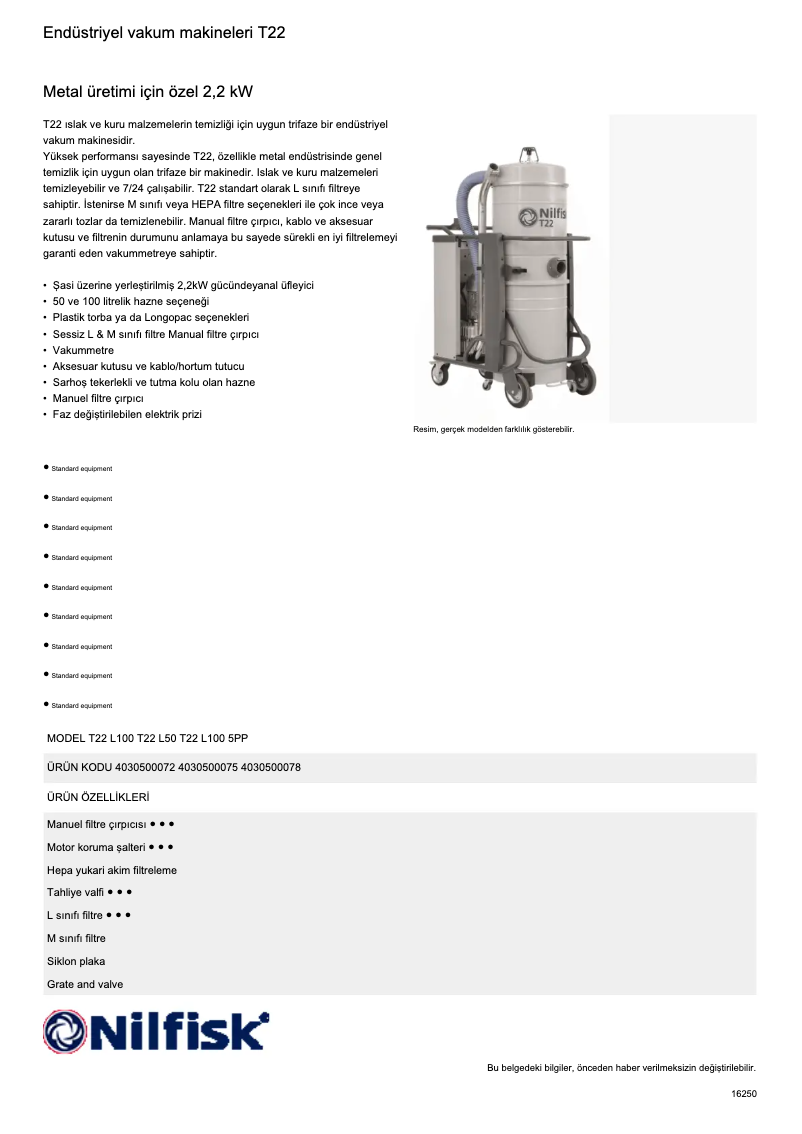 Image de la première page du manuel de l'appareil T40
