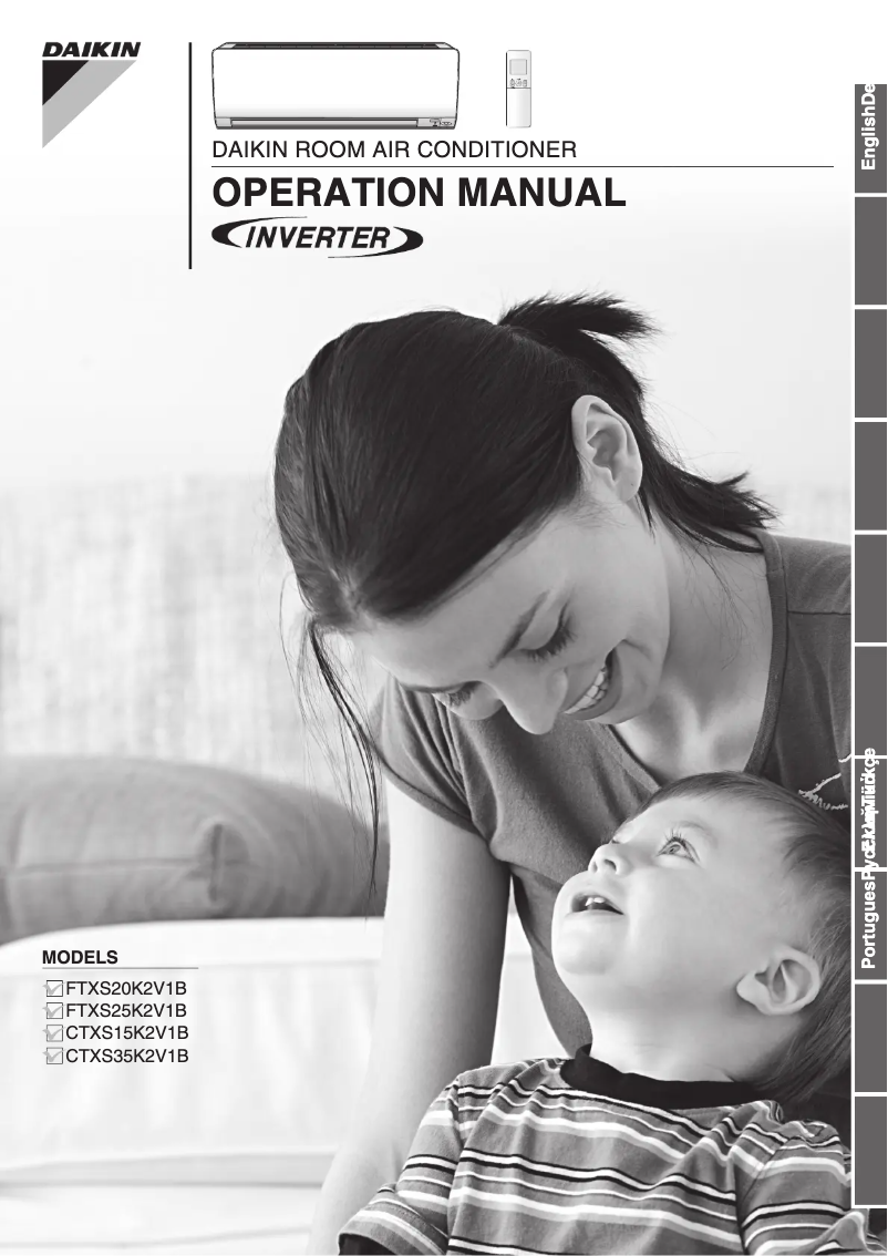 Image de la première page du manuel de l'appareil FTXS20K