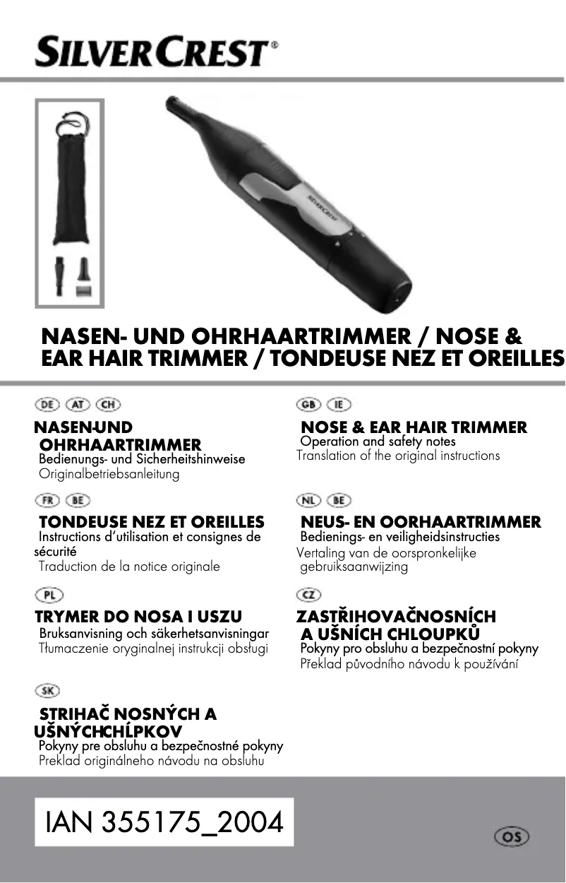 Page n°1 - Manuel utilisateur SilverCrest HG06657