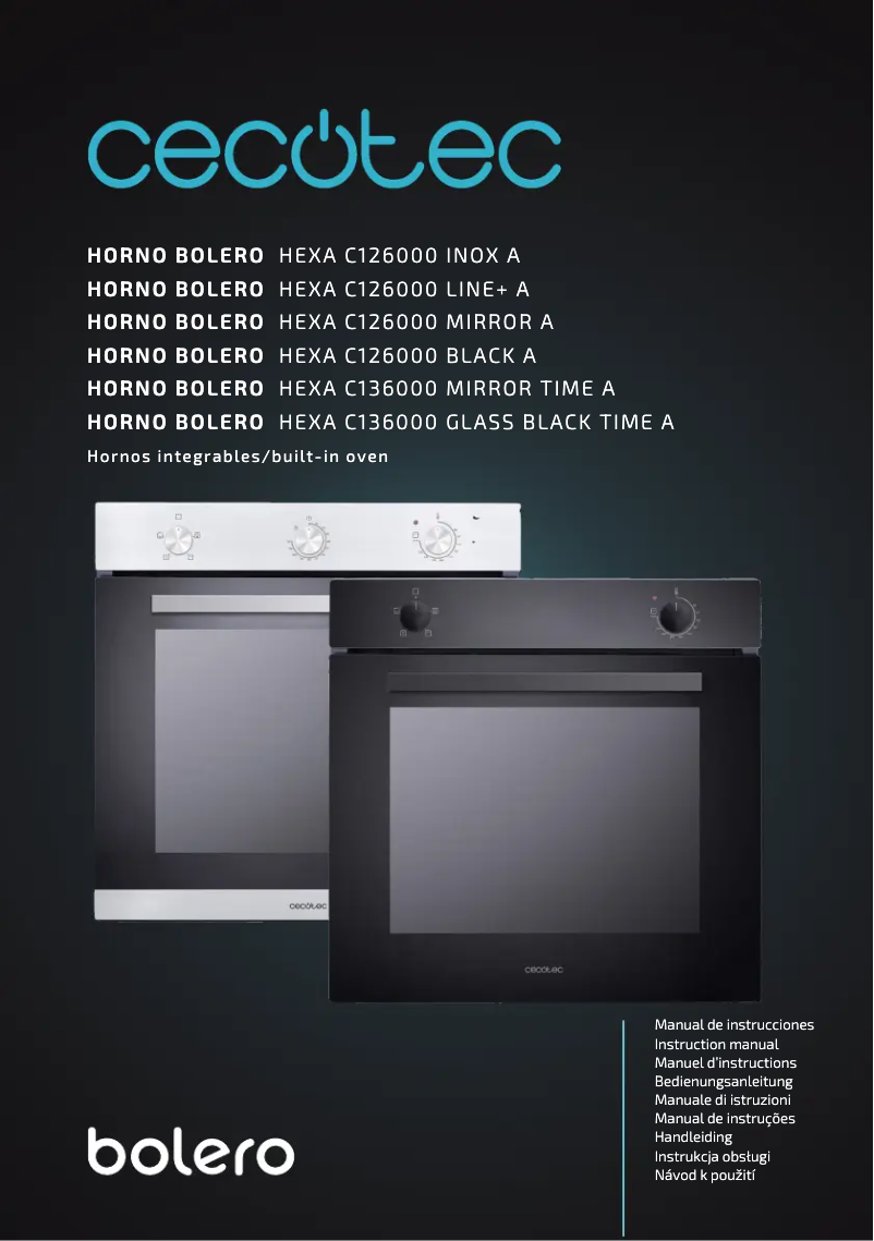 Page n°1 - Manuel utilisateur Cecotec Bolero Hexa C136000 Glass Time A