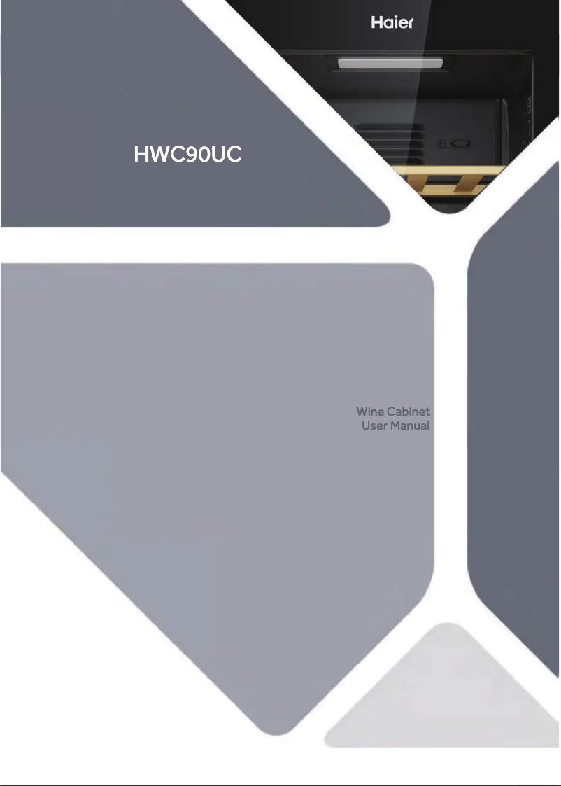 Page 1 de la notice Manuel utilisateur Haier HWC90UC