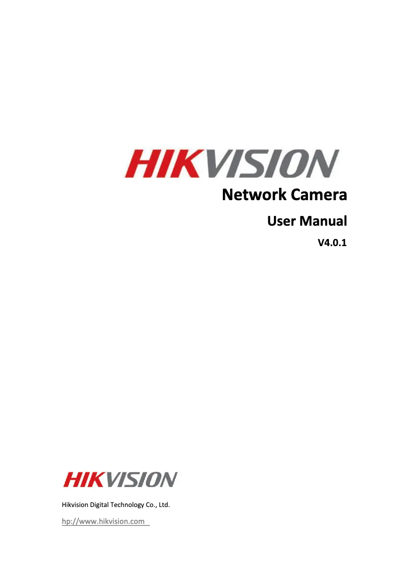 Page 1 de la notice Manuel utilisateur Hikvision DS-2CD754FWD-EI
