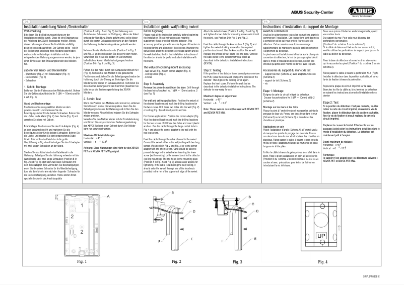 Image de la première page du manuel de l'appareil BW8060