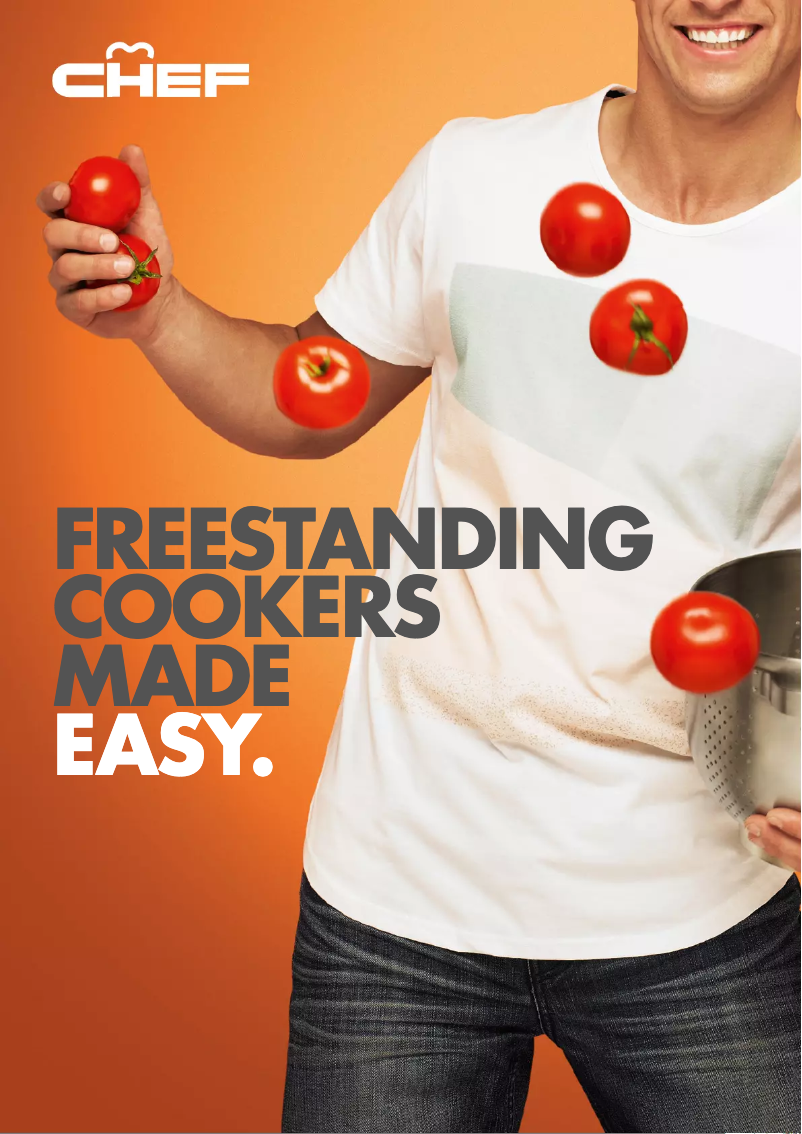 Página 1 del manual Folleto Chef CFG503WB