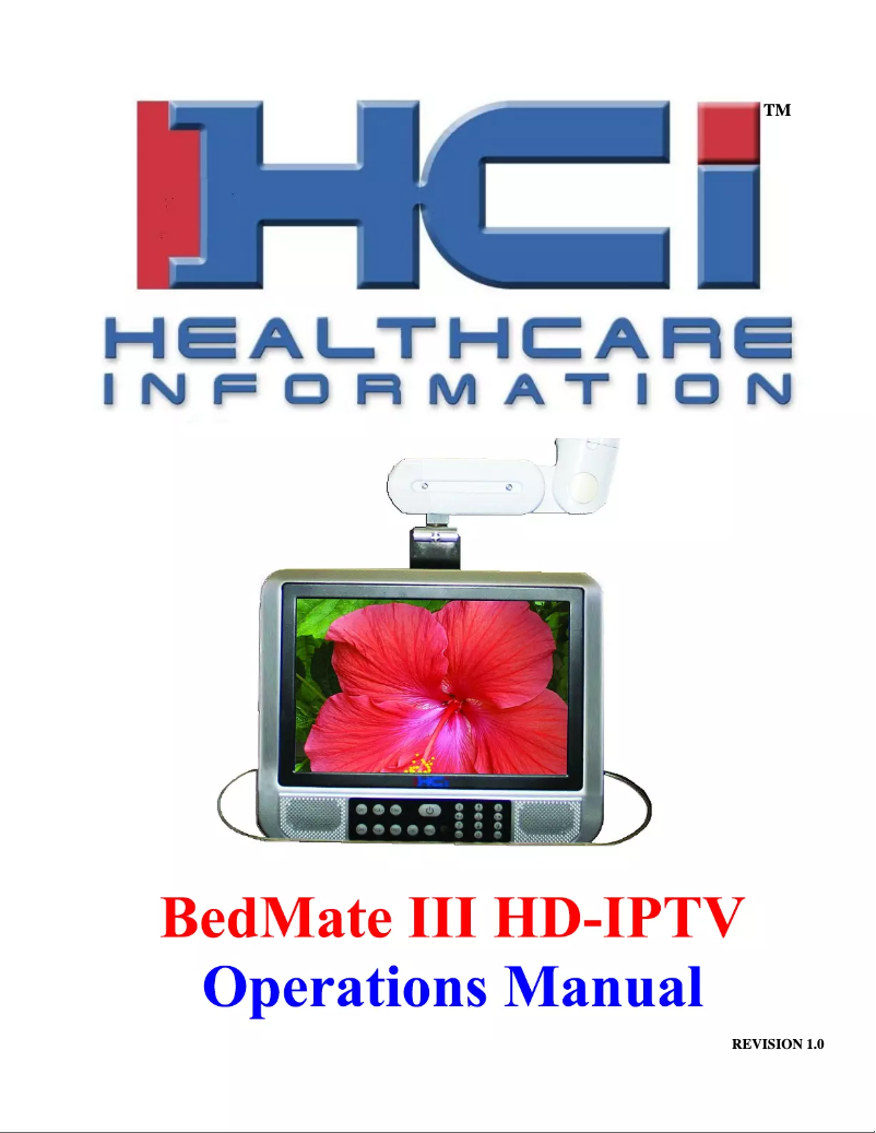 Page n°1 - Manuel utilisateur HCI RoomMate RM20II