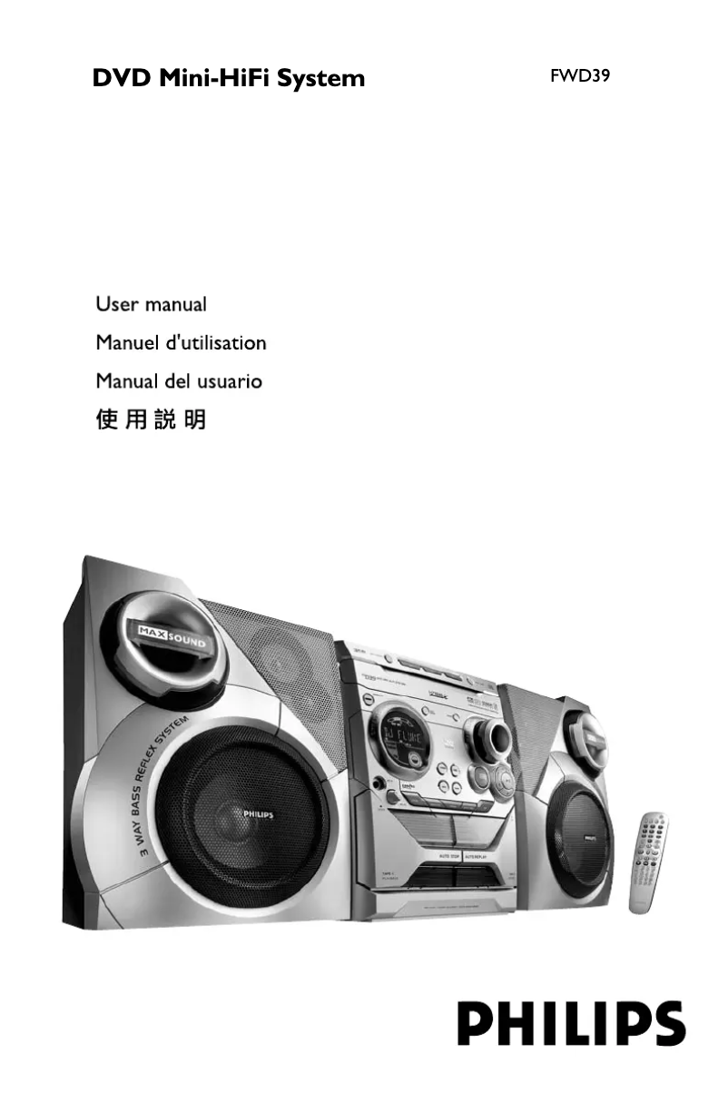 Página 1 del manual Manual de usuario Philips FWD39