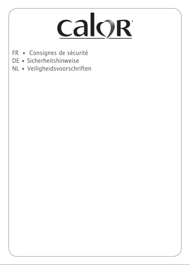 Page 1 de la notice Instructions de sécurité Calor Pro Express Ultimate GV9720
