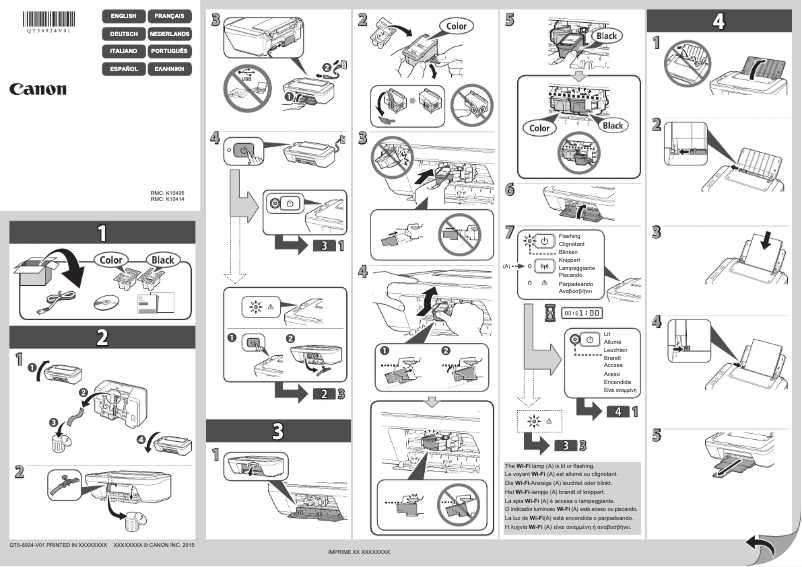 Image de la première page du manuel de l'appareil Pixma MG2900