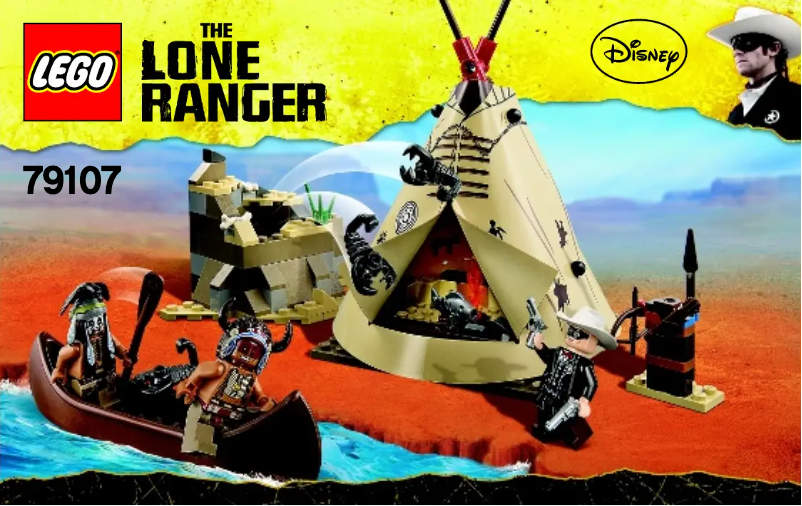 Page 1 de la notice Manuel utilisateur Lego The Lone Ranger 79107