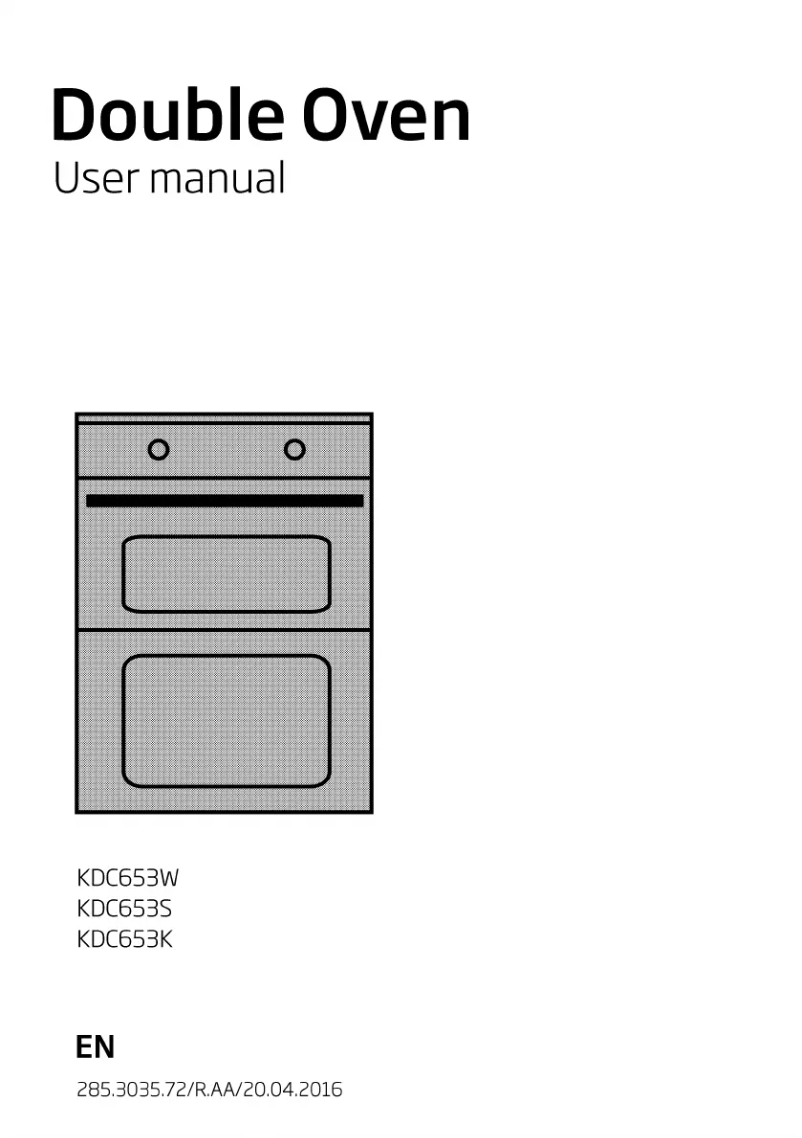 Page 1 de la notice Manuel utilisateur Beko KDC653S