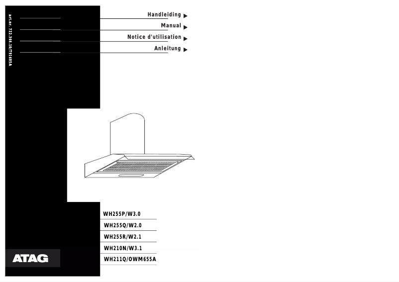 Image de la première page du manuel de l'appareil WH255Q
