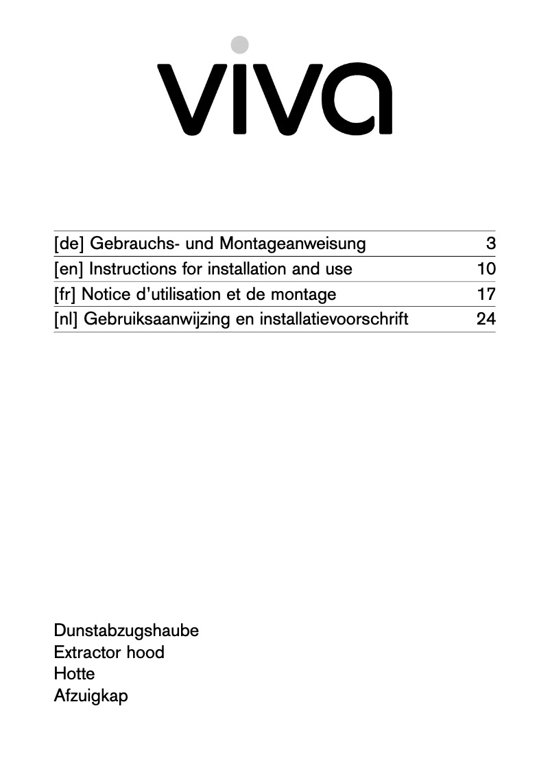 Image de la première page du manuel de l'appareil VVA62E150