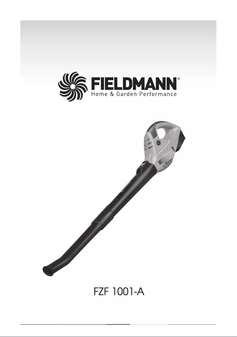 Page n°1 - Manuel utilisateur Fieldmann FZF 1001-A