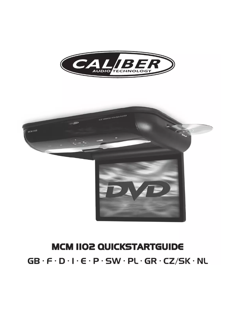 Image de la première page du manuel de l'appareil MCM 1102