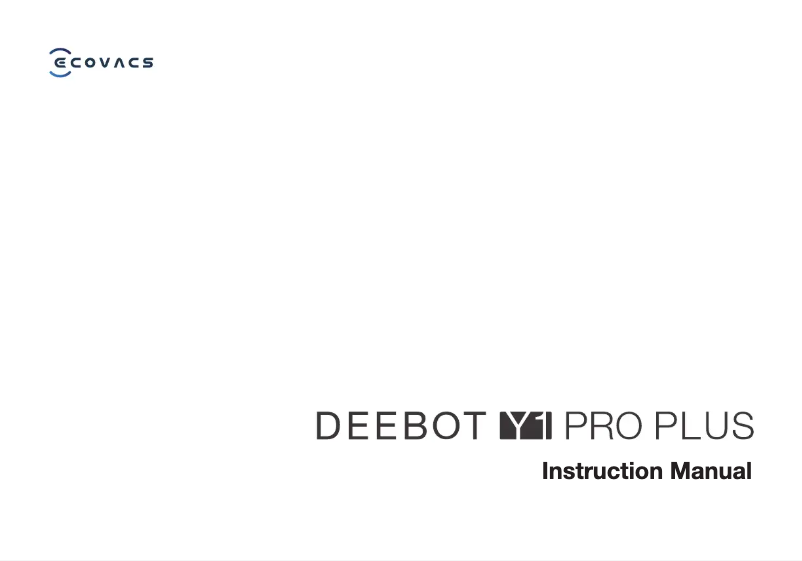 Image de la première page du manuel de l'appareil DEEBOT YEEDI Y1 PRO PLUS