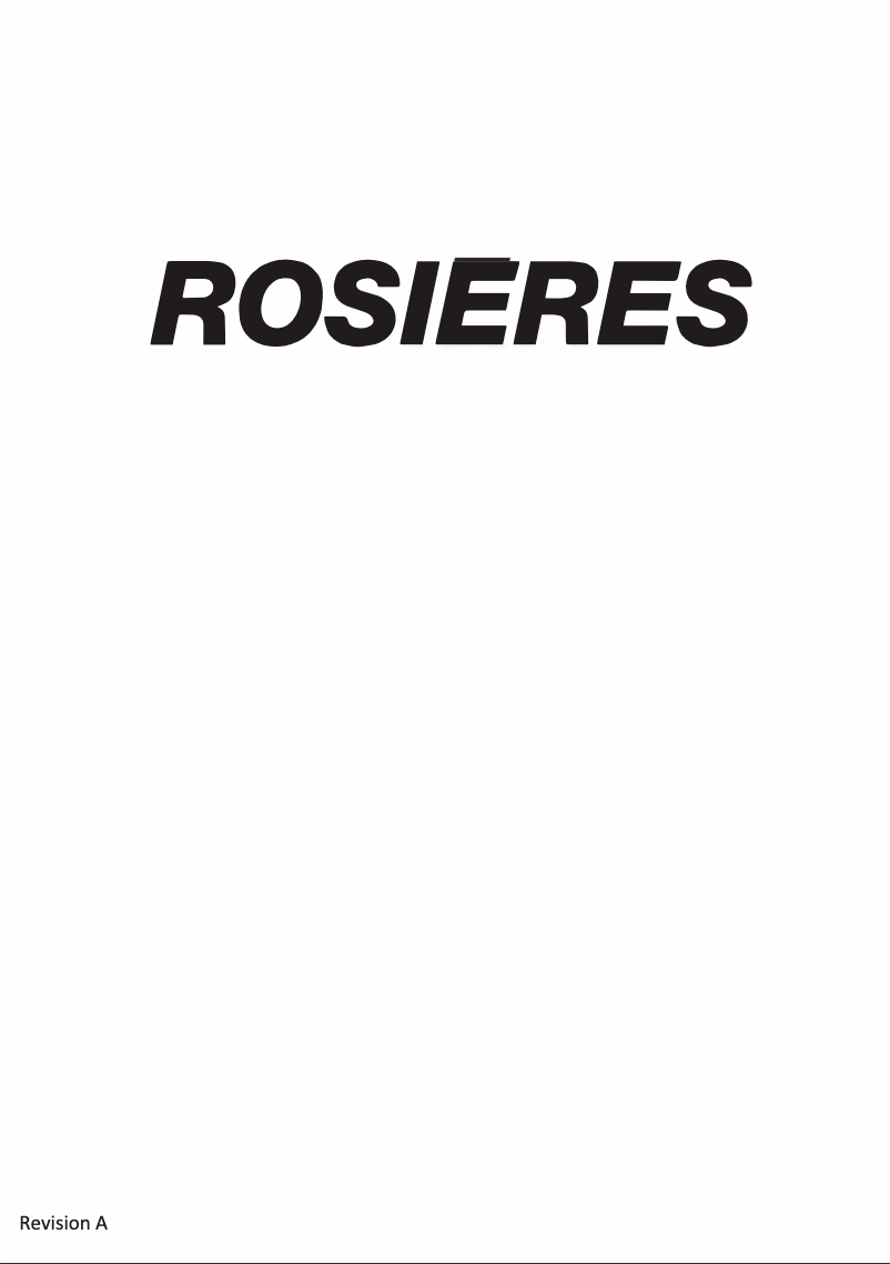 Page 1 de la notice Manuel utilisateur Rosieres DRBT5518DW