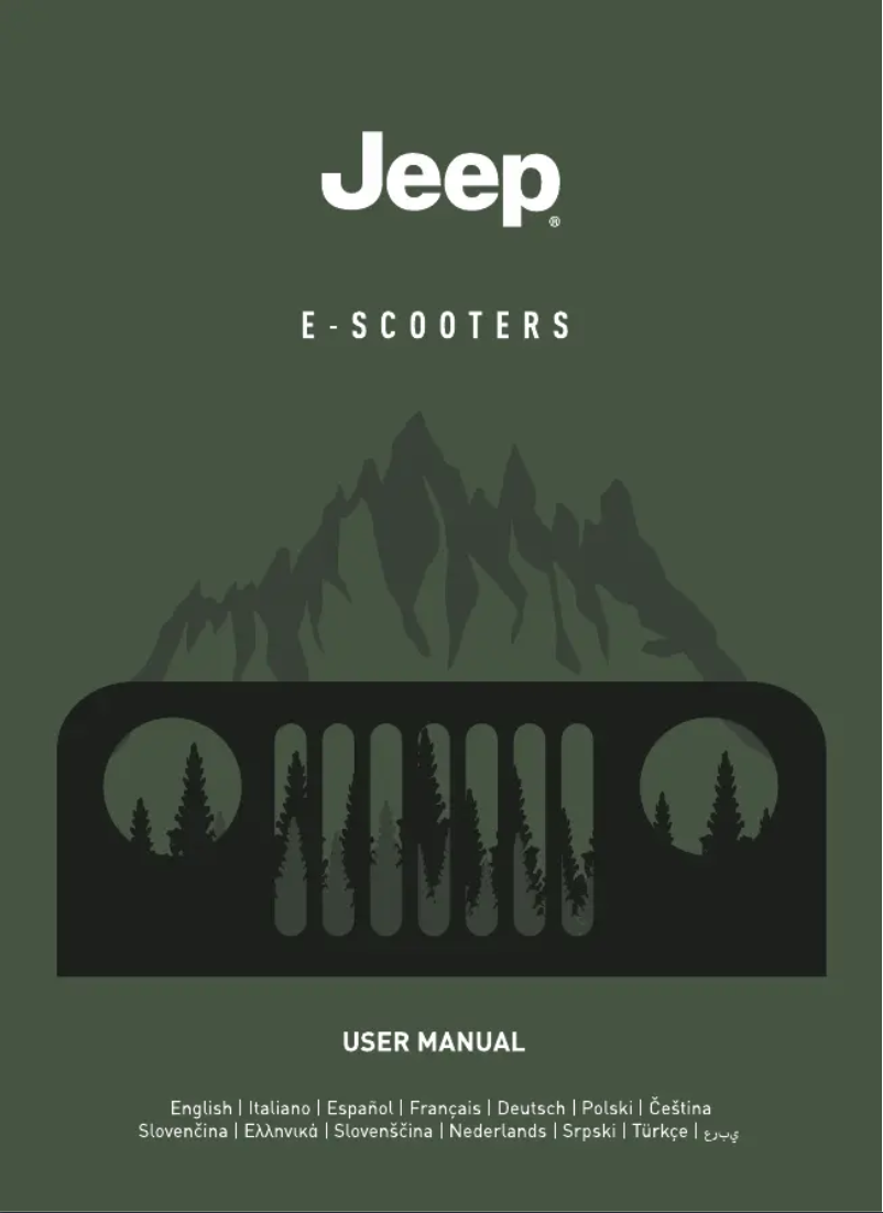 Page 1 de la notice Manuel utilisateur Jeep Adventure Advanced Safety
