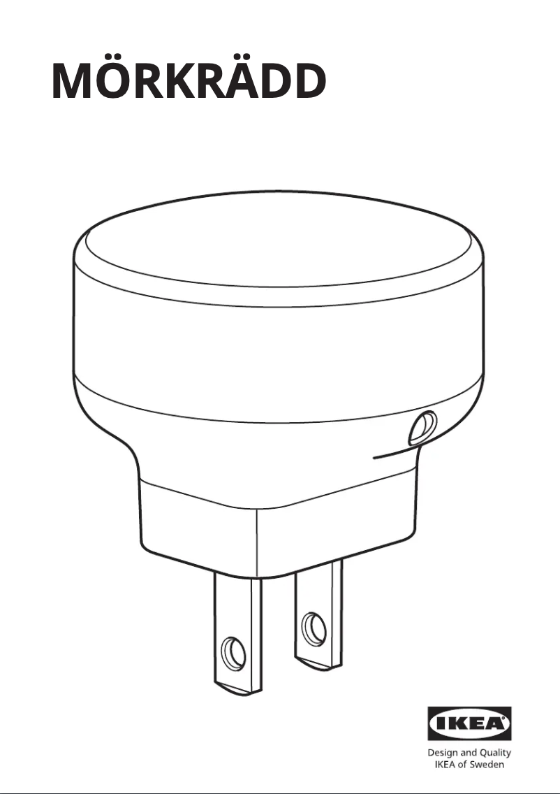 Page 1 de la notice Manuel utilisateur Ikea MÖRKRÄDD 703.501.27