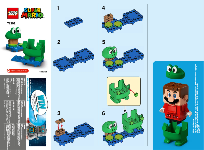 Page 1 of the manual User Manual Lego Super Mario 71392