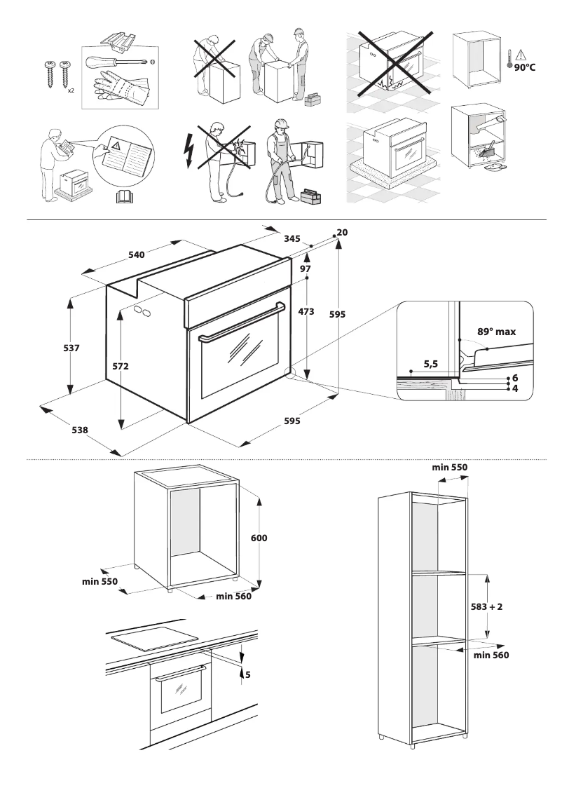 Page 1 de la notice Instructions de sécurité Whirlpool AKZ9 6270 IX