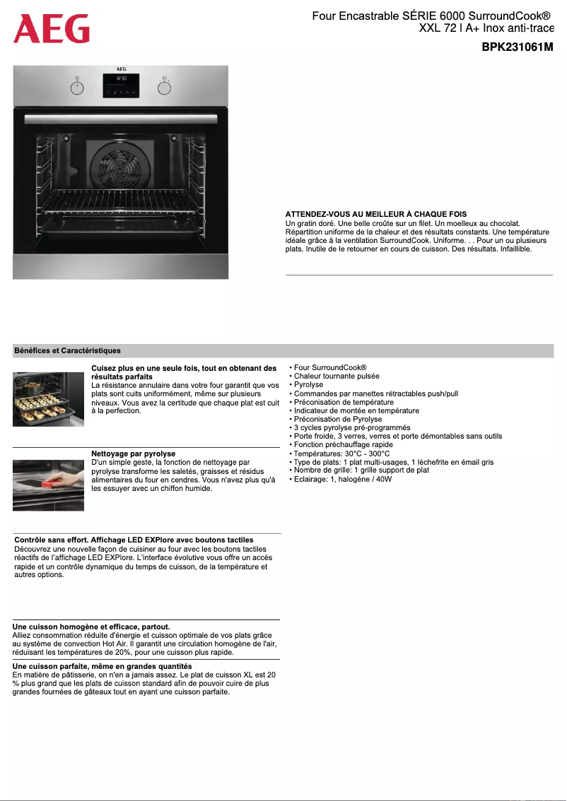 Imagen de la primera página del manual del dispositivo BPK231061M