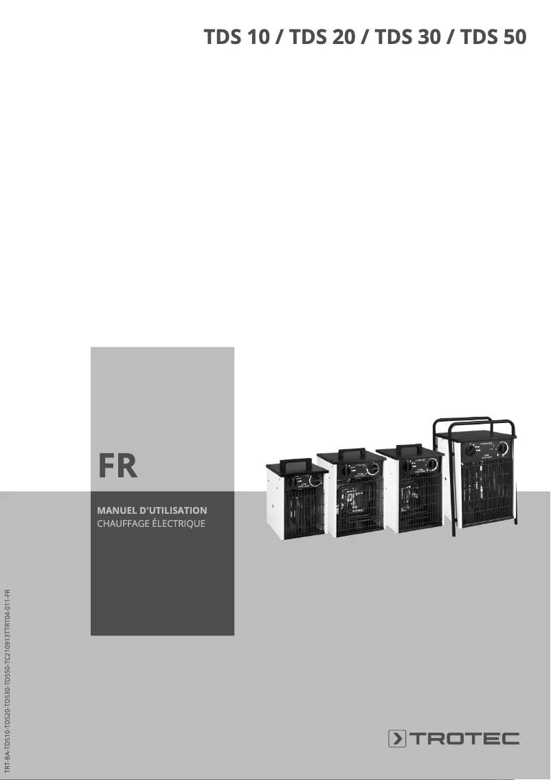 Image de la première page du manuel de l'appareil TDS 20