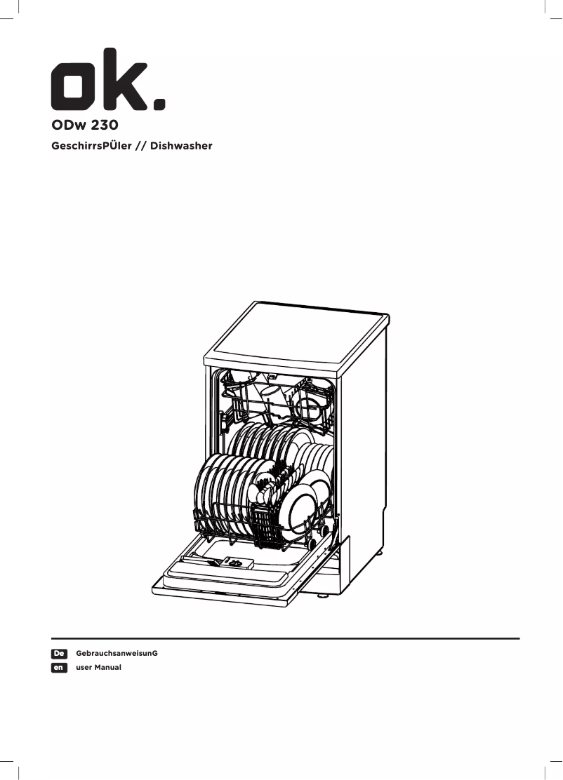 Page n°1 - Manuel utilisateur OK ODW 230
