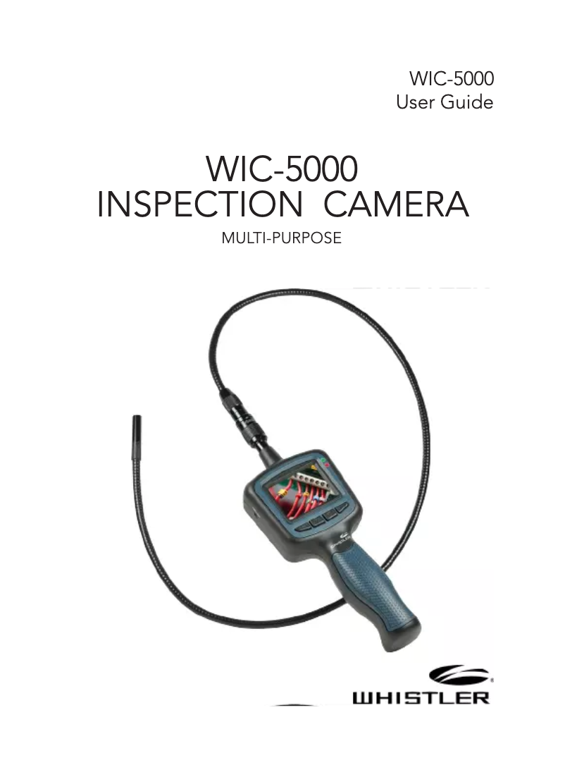 Page n°1 - Manuel utilisateur Whistler WIC-5000