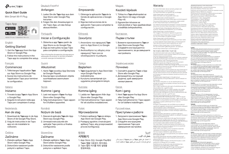 Página 1 del manual Manual de usuario TP-Link Tapo P115
