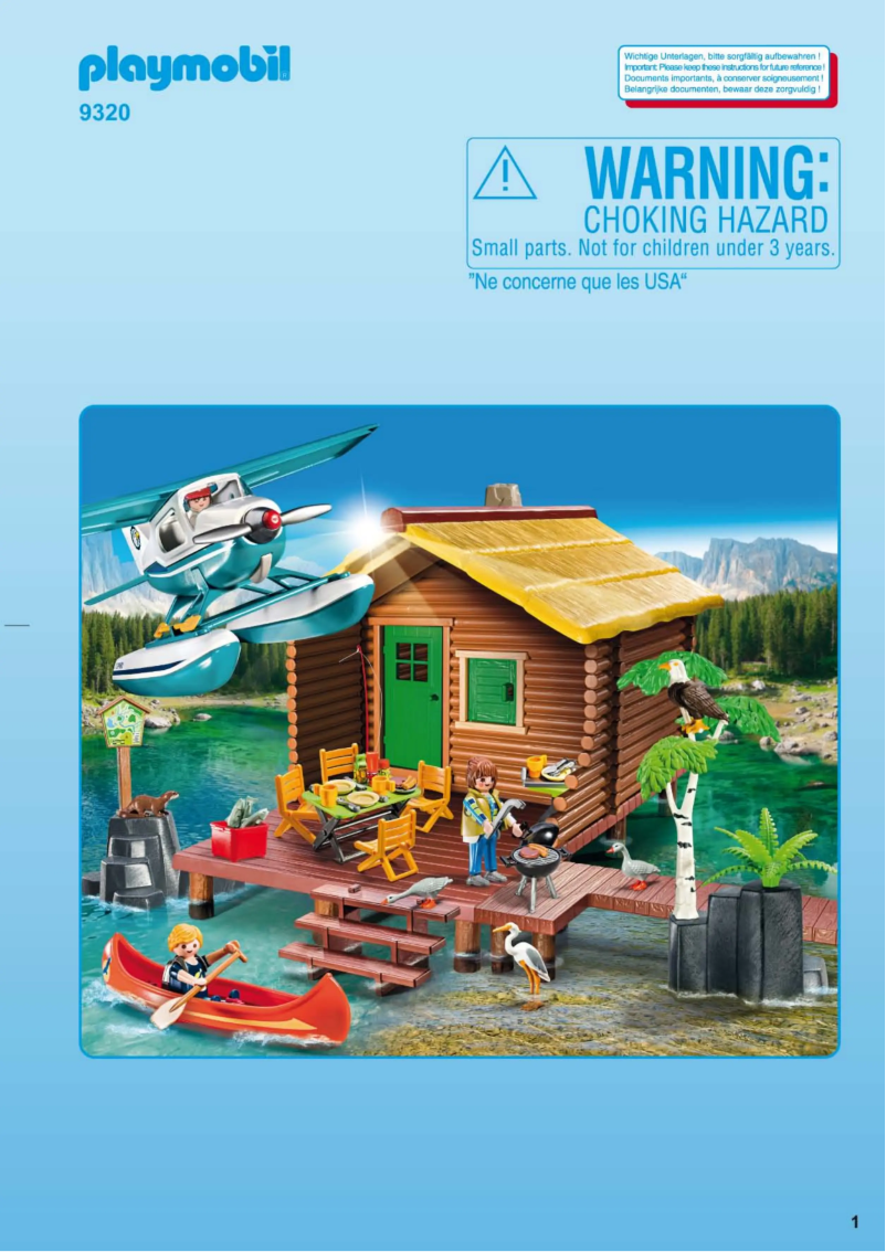 Page n°1 - Manuel utilisateur Playmobil 9320