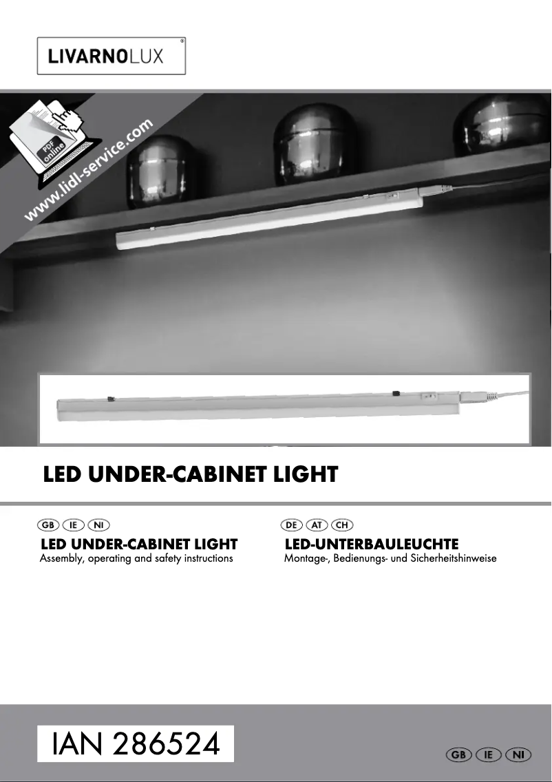 Página 1 del manual Manual de usuario Livarno Lux 14121806L