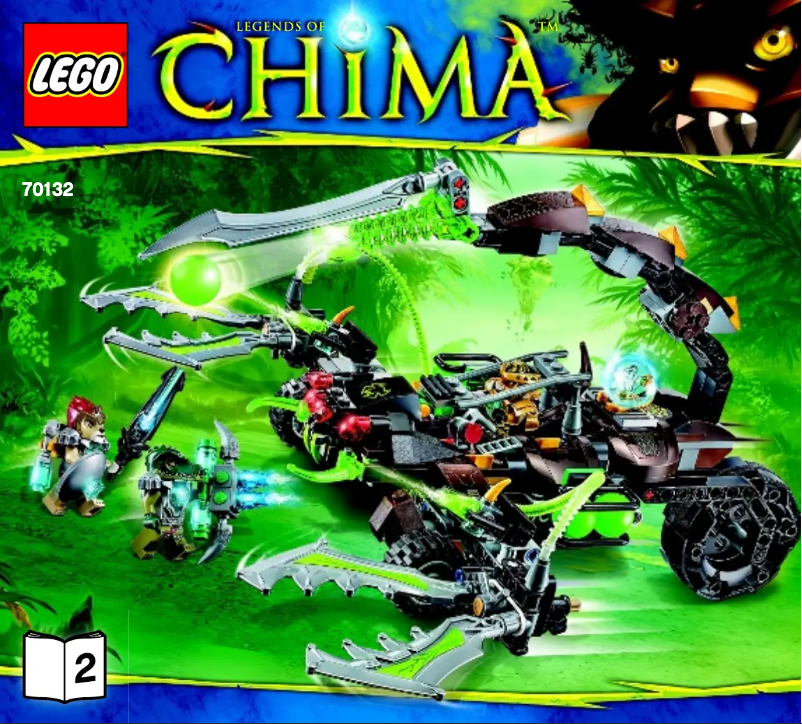 Page 1 de la notice Manuel utilisateur Lego Chima 70132