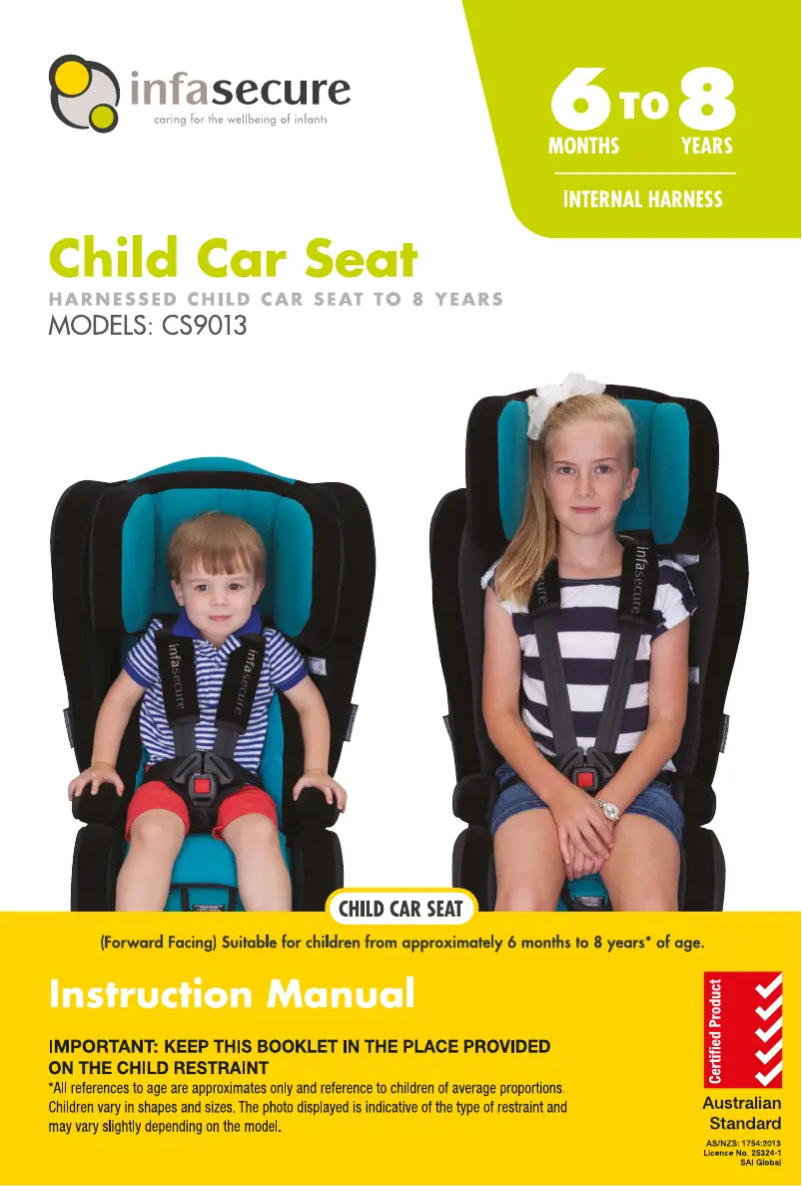 Page 1 de la notice Manuel utilisateur InfaSecure Emerge Caprice Stripe