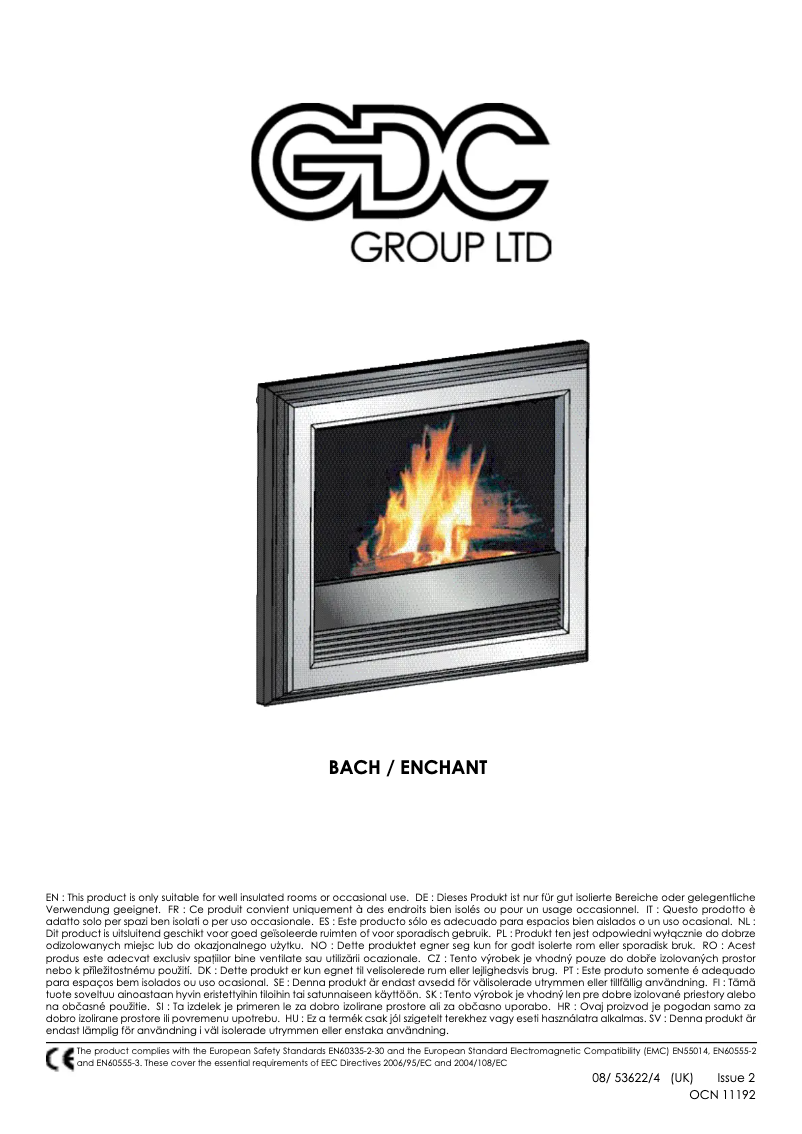 Página 1 del manual Manual de usuario Dimplex BCH20E