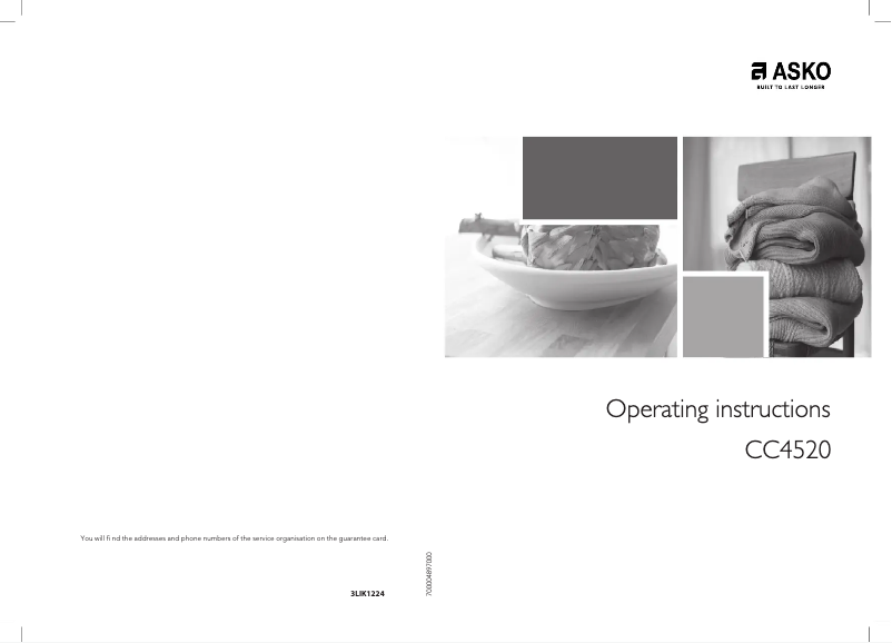 Image de la première page du manuel de l'appareil CC4520