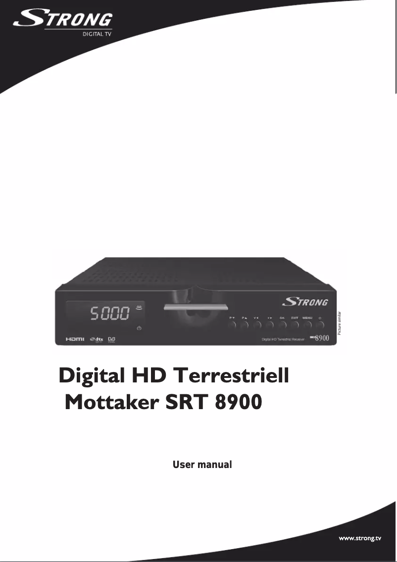 Image de la première page du manuel de l'appareil SRT 8900