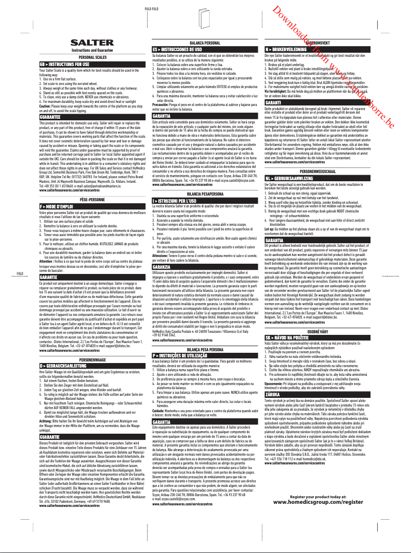 First page image of the manual for 9193 PK3R