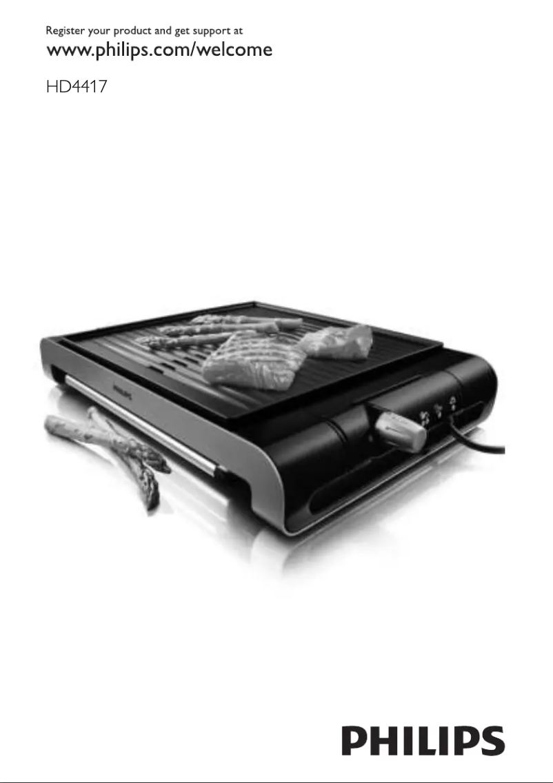 Page n°1 - Manuel utilisateur Philips HD4417